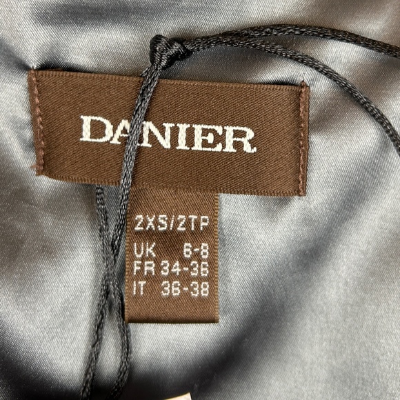 Leather and wool blend coat - Picture 8 of 12